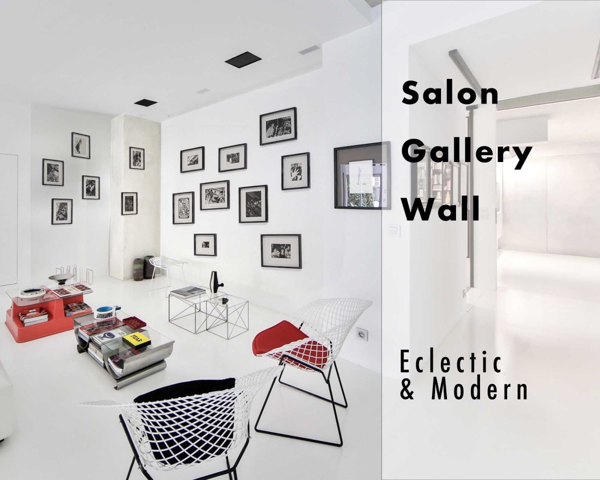 Design a Custom Gallery Wall | Salon & Eclectic Theme | True to Scale for Your Wall Space | Professional Design Service - GoldenCollages.com